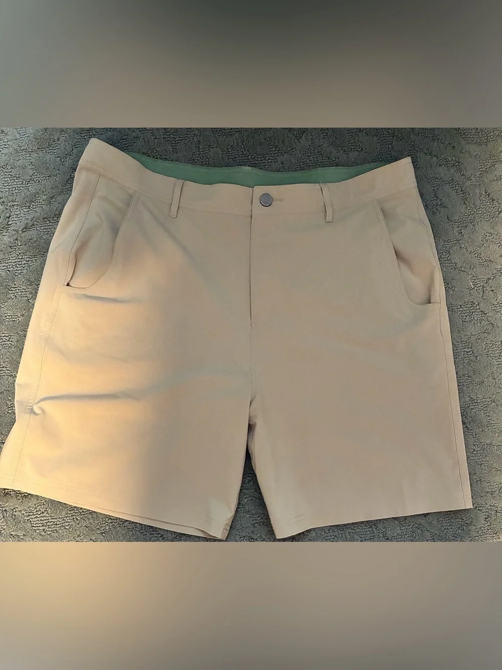 Free Fly Men's size 38 Beige chino golf Casual Shorts - Picture 5 of 5